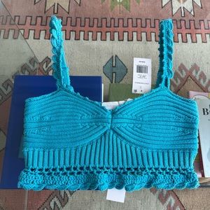 Jonathan Simkhai Ofira Patchwork Crop Top